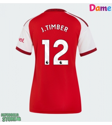 Arsenal Jurrien Timber #12 Replika Hjemmebanetrøje Dame 2026-27 Kortærmet
